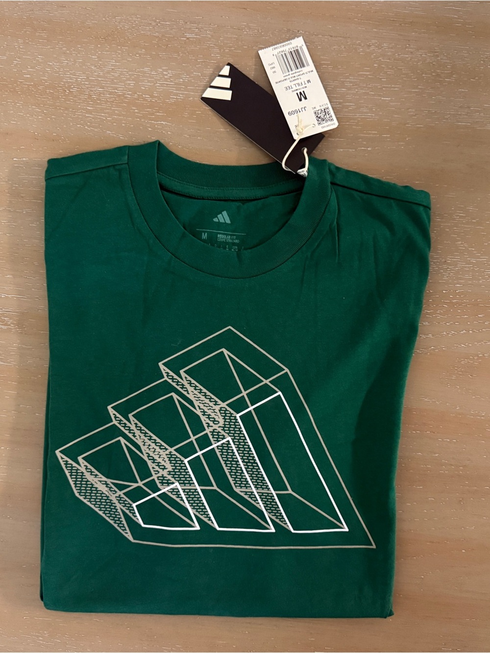 adidas Men’s Forest Green Graphic Crew Tee
